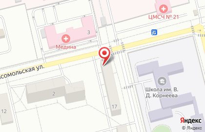 Пансионат Почта России в Электростали на карте