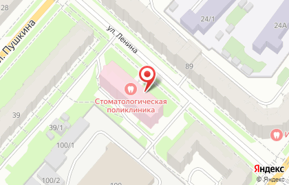 Республиканская стоматологическая поликлиника на улице Ленина на карте