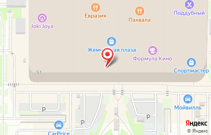 Страйкбольный тир Лимонтир в ТЦ Жемчужная Плаза на карте