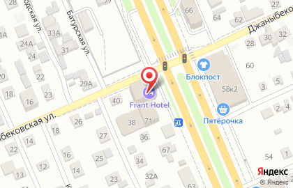 Гостиница Frant Hotels в Дзержинском районе на карте