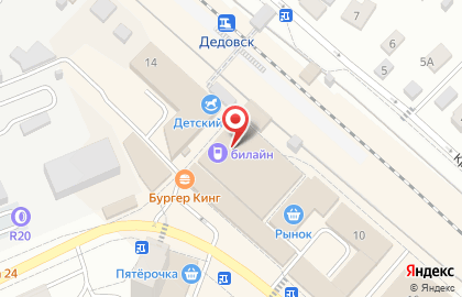 Продовольственный магазин в Москве на карте