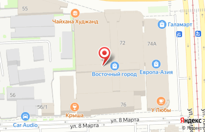 Магазин ковров и напольных покрытий в Калининском районе на карте