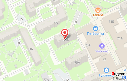 Псковский Банковский Центр на карте