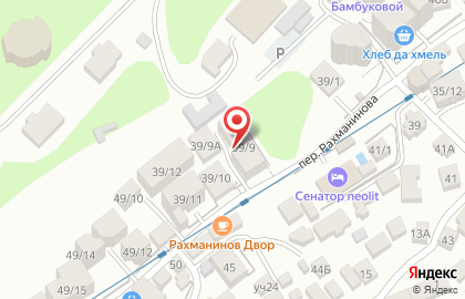Анжелика в переулке Рахманинова на карте