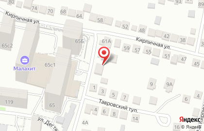 Компания ТЕХМАШПРОЕКТ на Кирпичной улице на карте