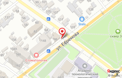 Магазин PROМебель на улице Ефремова на карте