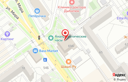 Центр поддержки талантливых детей и молодежи Старты юным талантам на улице Мира на карте