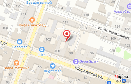 Детская студия Винни-Пух на Московской улице на карте