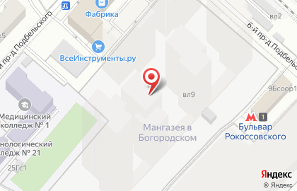 Дом быта АНИ на Бульваре Рокоссовского на карте