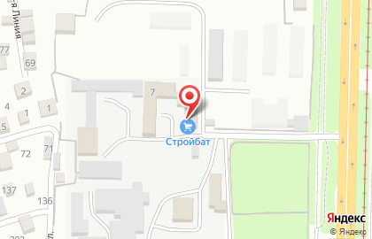 Оптово-розничная база Стройбат на карте