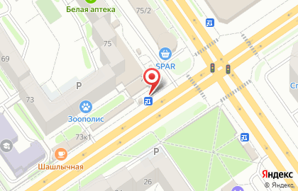 Федеральная розничная сеть магазинов быстрых покупок Попутка в Новосибирске на карте