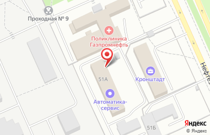 Автоматика-сервис на Нефтезаводской улице на карте