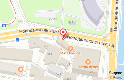 Кафе Суши.ру на метро Фрунзенская на карте