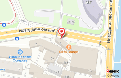 Хостел Кутузов в Новоданиловском проезде на карте