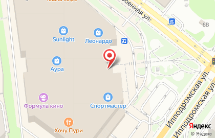 ТЦ Аура в Новосибирске на карте