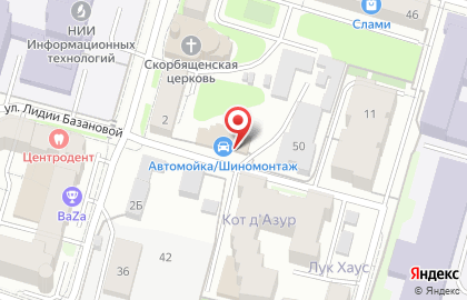 Автомоечный и шиномонтажный центр на карте