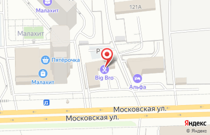 Сервисный центр Фортуна на Московской улице на карте