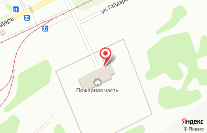 13 пожарно-спасательный отряд ФПС ГПС Главного управления МЧС России по Кемеровской области-Кузбассу Пожарно-спасательная часть №3 на карте