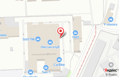 Кузовной автосервис Автолайк в Орджоникидзевском районе на карте