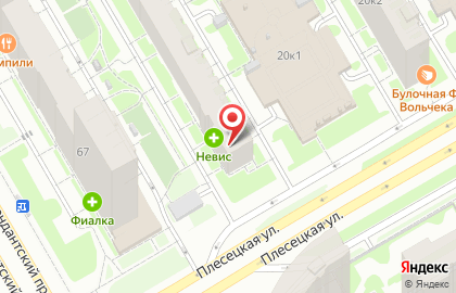 Аптека Невис в Санкт-Петербурге на карте