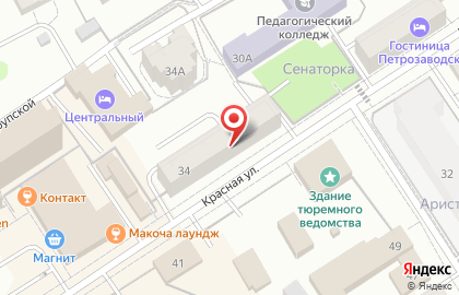 Торговая компания Тенториум на Красной улице на карте