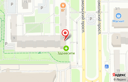 Автошкола Бумеранг в Тобольске на карте