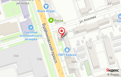 Ханты-Мансийский банк Открытие на Буденновском проспекте на карте