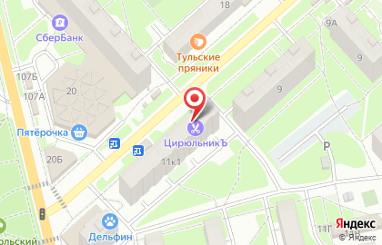 Салон красоты Тиффани в Центральном районе на карте