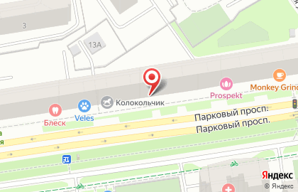 Велес в Дзержинском районе на карте