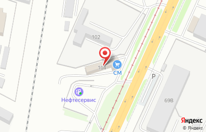Магазин строительно-отделочных материалов в Железнодорожном районе на карте