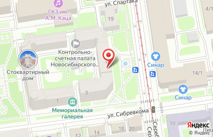 Центр по уходу и присмотру за детьми Ладушки в Центральном районе на карте