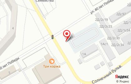 Автостоянка в Красноярске на карте