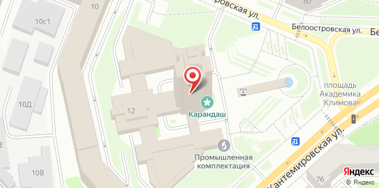 Центр китайской традиционной медицины Млечный путь на Кантемировской улице на карте