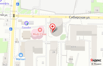 Компания по порошковой покраске дисков на Сибирской улице на карте