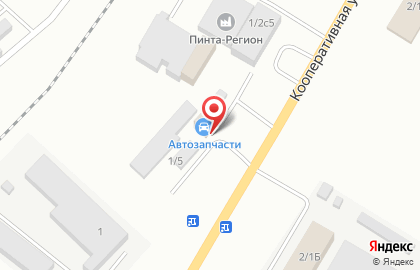Центр красок на Кооперативной улице на карте