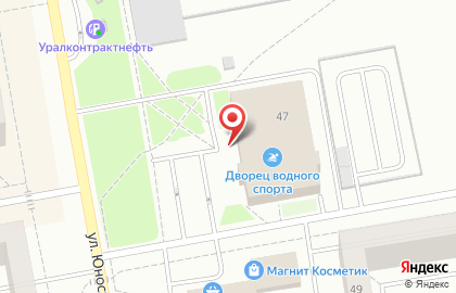 Бассейн Дворец водного спорта в Екатеринбурге на карте