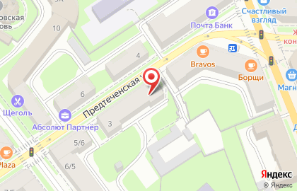 Профессиональная студия депиляции Saxar на Предтеченской улице на карте