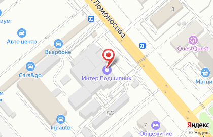 Компания Интер Подшипник Киров на карте