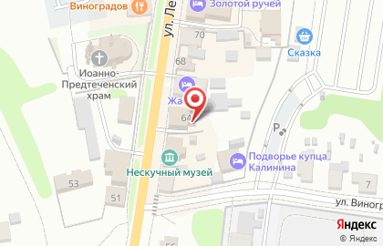 В центре Суздаля на карте