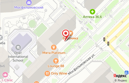 Салон штор Алани на Мосфильмовской улице на карте