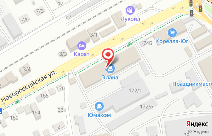 Магазин встраиваемой техники Анкона на Новороссийской улице на карте