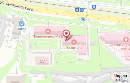 Поликлиника МСЧ Управления МВД Липецкой области на карте