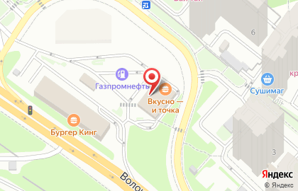 Автомойка ЕКА на Волоколамском шоссе на карте