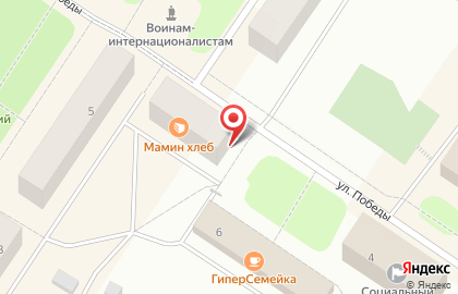 Салон красоты Бабочка на улице Победы на карте