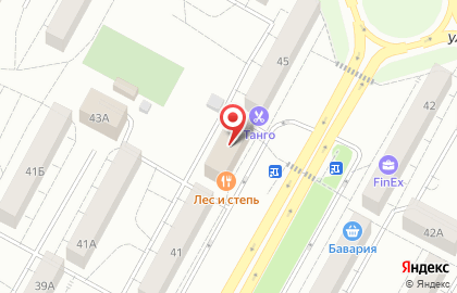 Магазин Гастроном в Центральном районе на карте