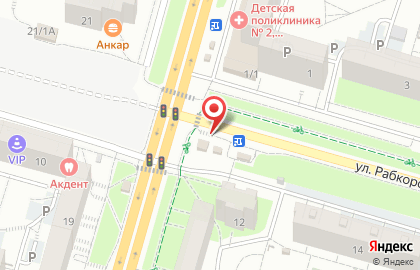 Продовольственный магазин Сластена в Кировском районе на карте