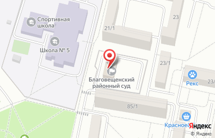 Благовещенский районный суд Республики Башкортостан на карте