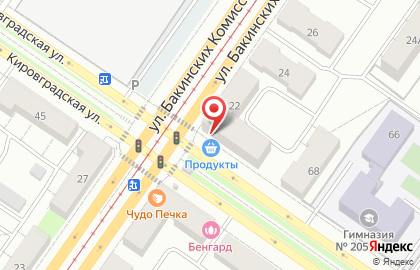 Магазин продуктов, ИП Суворов Н.А. на карте