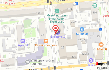 Группа компаний Элпром-С в Железнодорожном районе на карте