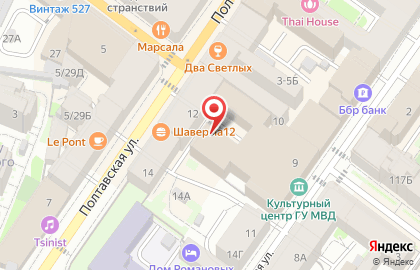 Главное управление МВД России по г. Санкт-Петербургу и Ленинградской области Экспозиция культурного центра на карте